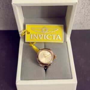 Invicta Mini Angel Women's Ring Watch - 17.5mm Rose (48575) $199 MSRP-NEW IN BOX